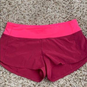 Lululemon Speed Shorts 2.5”